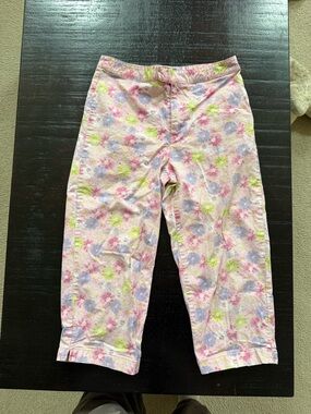 Cherokee Pink Floral Kids Pants